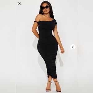 Black Off-Shoulder Dress